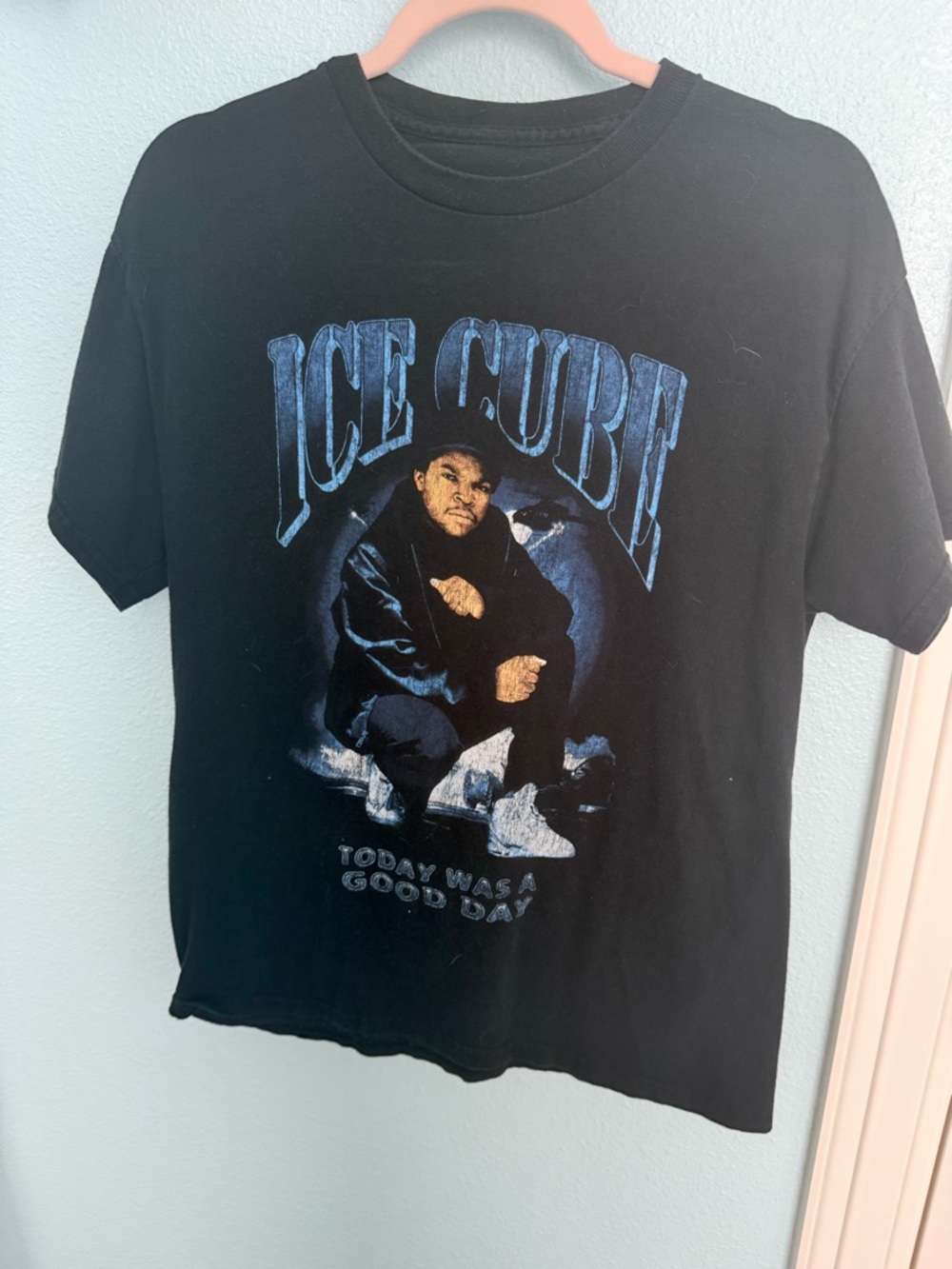 Ice Cube Graphic Short Sleeve Tee - Black